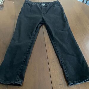 Denim & Co. Jeans Women's 20WP Black Denim Cotton Stretch Straight Leg High-Rise